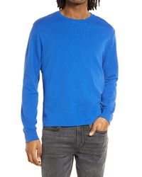 Frame Cotton Duofold Long Sleeve Cotton T Shirt In Reflex Blue At Nordstrom