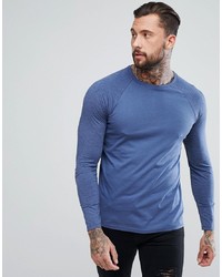 ASOS DESIGN Long Sleeve Contrast Raglan T Shirt