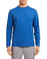 Theory Rider Long Sleeve T Shirt In Puce Blue At Nordstrom