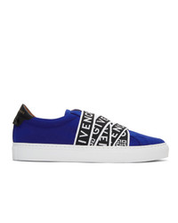 Givenchy Blue Jersey Urban Knots Sneakers