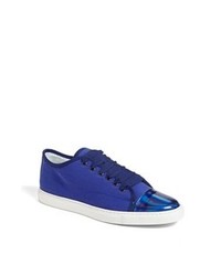 Lanvin Leather Low Top Sneaker Blue 75us 38eu