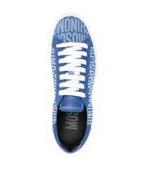 Moschino Logo Jacquard Low Top Sneakers