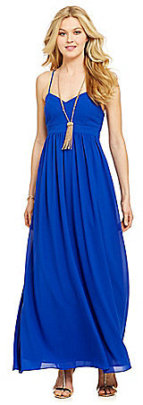 badgley mischka maxi dress