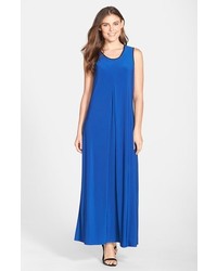 Marc New York By Andrew Marc Piped Jersey Maxi Dress