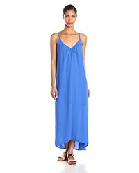 Ny Collection Hi Low Hem Spaghetti Strap Trapeze Maxi Dress