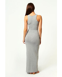 Boohoo Phoebe Racer Front Sleeveless Maxi Dress