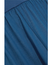 Eres Zephyr Ankara Cotton Jersey Maxi Dress Storm Blue