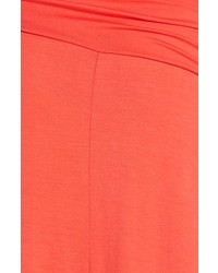 Bobeau Asymmetric Knit Maxi Skirt