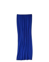 *unlisted (no company info) Mossimo Pieced Maxi Skirt Blue Xs