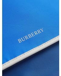 Burberry Large Tri Tone Nylon And Leather Messenger Bag