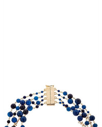 Rosantica Amuleto Blue Quartz Agate Necklace