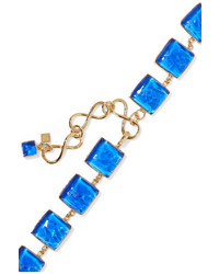 Loulou de la Falaise Gold Plated And Glass Necklace