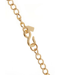 Kenneth Jay Lane Gold Tone Resin Necklace