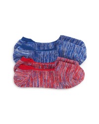 Nordstrom Men's Shop 2 Pack Marl Loafer Liner Socks