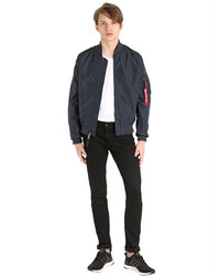 Alpha Industries Ma 1 Tt Slim Fit Nylon Bomber Jacket