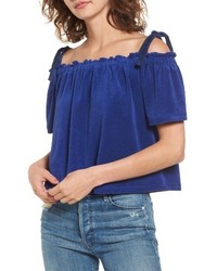 Juicy Couture Venice Beach Microterry Off The Shoulder Top