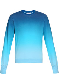 Blue Ombre Crew-neck Sweater