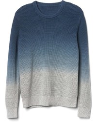 Gap Cozy Textured Ombre Crewneck Sweater