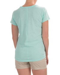 Columbia Sportswear Ocean Fade T Shirt Scoop Neck Short Sleeve