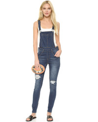 Cheap Monday Carbon Blue Dungaree Overalls