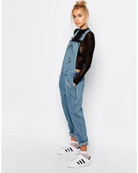 Lazy Oaf Overalls With Patch Detail