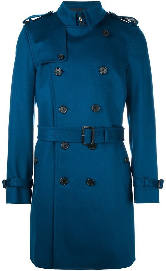 Burberry Kensington Double Breasted Coat, $3,128 | farfetch.com | Lookastic