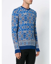 Versace Collection Intarsia Knit Jumper
