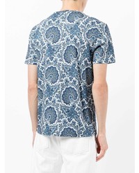 Etro Paisley Print Cotton T Shirt