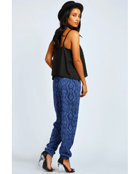 Boohoo Lois Paisley Print Relaxed Trousers