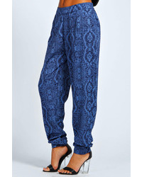 Boohoo Lois Paisley Print Relaxed Trousers