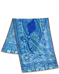 Etro Paisley Printed Silk Scarf