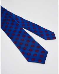 Asos Brand Paisley Tie And Pocket Square Pack In Silk Save 17%