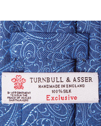 Turnbull & Asser 8cm Paisley Silk Jacquard Tie