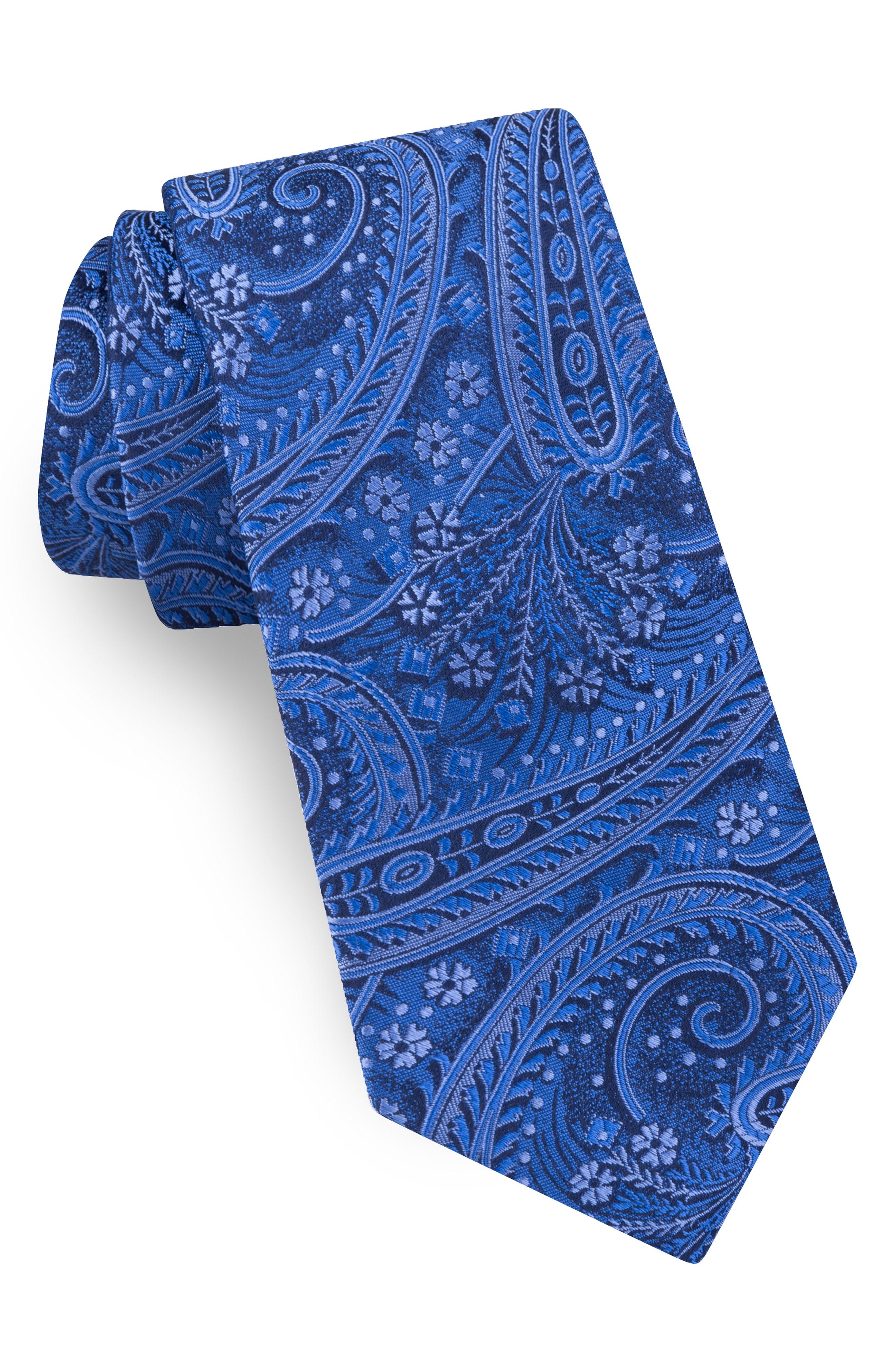 ted baker blue paisley tie