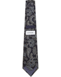 Eton Large Paisley Silk Tie