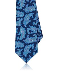 Kiton Paisley Silk Faille Necktie