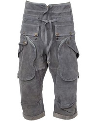 Faith Connexion Cropped Suede Trousers