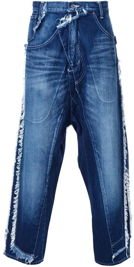 Miharayasuhiro Maison Mihara Yasuhiro Sarouel Denim Pants, $734