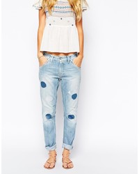 Pepe Jeans Boyfriend Jeans With Cut Out Patches