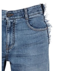 Stella McCartney Distressed Patchwork Organic Denim Jeans
