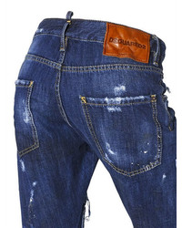 Dsquared2 Workwear Stitched Patchwork Denim Jeans