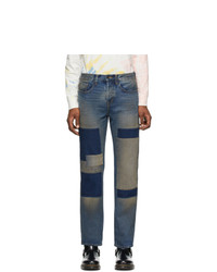 Reese Cooper®  Indigo Patchwork Jeans