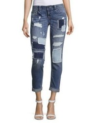 Miss Me Distressed Patchwork Jeans
