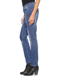 Madewell Patched Slim Boyfriend Jeans