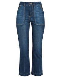 Rebecca Taylor Patchwork Denim Jeans