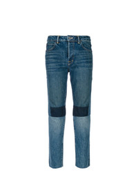 Helmut Lang Patchwork High Rise Jeans