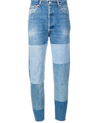 RE/DONE Patchwork Straight Jeans