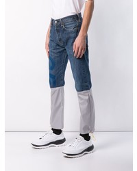 Geo Reconstructed Denim Jeans