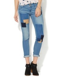 New York & Co. Soho Jeans Boyfriend Patchwork