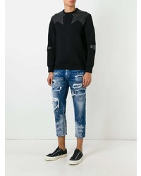 Dsquared2 Tomboy Patchwork Distressed Jeans